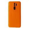 Xiaomi Redmi Note 8 Pro Kılıf First Silikon - Turuncu