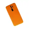 Xiaomi Redmi Note 8 Pro Kılıf First Silikon - Turuncu