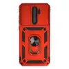 Xiaomi Redmi Note 8 Pro Kılıf Pars Lens Yüzüklü Silikon - Kırmızı