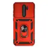 Xiaomi Redmi Note 8 Pro Kılıf Pars Lens Yüzüklü Silikon - Kırmızı