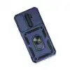 Xiaomi Redmi Note 8 Pro Kılıf Pars Lens Yüzüklü Silikon - Lacivert