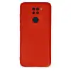 Xiaomi Redmi Note 9 Kılıf Nano İçi Kadife Silikon - Kırmızı