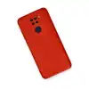Xiaomi Redmi Note 9 Kılıf Nano İçi Kadife Silikon - Kırmızı