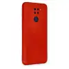 Xiaomi Redmi Note 9 Kılıf Nano İçi Kadife Silikon - Kırmızı