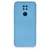 Xiaomi Redmi Note 9 Kılıf Nano İçi Kadife Silikon - Mavi