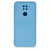 Xiaomi Redmi Note 9 Kılıf Nano İçi Kadife Silikon - Mavi