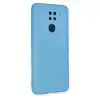 Xiaomi Redmi Note 9 Kılıf Nano İçi Kadife Silikon - Mavi
