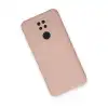 Xiaomi Redmi Note 9 Kılıf Nano İçi Kadife Silikon - Pudra