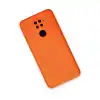Xiaomi Redmi Note 9 Kılıf Nano İçi Kadife Silikon - Turuncu