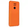 Xiaomi Redmi Note 9 Kılıf Nano İçi Kadife Silikon - Turuncu