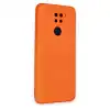 Xiaomi Redmi Note 9 Kılıf Nano İçi Kadife Silikon - Turuncu