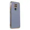 Xiaomi Redmi Note 9 Kılıf Volet Silikon - Mavi