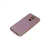 Xiaomi Redmi Note 9 Kılıf Volet Silikon - Mor