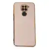 Xiaomi Redmi Note 9 Kılıf Volet Silikon - Pembe