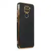 Xiaomi Redmi Note 9 Kılıf Volet Silikon - Siyah