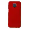 Xiaomi Redmi Note 9 Pro Kılıf Nano İçi Kadife Silikon - Kırmızı