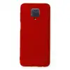 Xiaomi Redmi Note 9 Pro Kılıf Nano İçi Kadife Silikon - Kırmızı