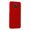 Xiaomi Redmi Note 9 Pro Kılıf Nano İçi Kadife Silikon - Kırmızı