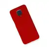 Xiaomi Redmi Note 9 Pro Kılıf Nano İçi Kadife Silikon - Kırmızı