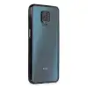 Xiaomi Redmi Note 9 Pro Kılıf Razer Lensli Silikon - Siyah