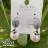 Xuping Taşlı İncili Küpe