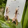 Xuping Yeşil Taşlı Damla Küpe