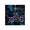 Y13 Motor Kask Kulaklık Rgb Modlu Radyolu Motosiklet Kulaklık 5.3 Bluetooth Intercom
