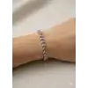Yaprak Tasarım Taşlı Cm Bileklik