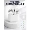 Yeni Nesil Bluetooth Kulaklık Beyaz Çağrı Cevaplayabilen Kablosuz