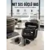 Yeni Nesil Bluetooth Kulaklık Ekranlı Yüksek Ses Kaliteli Uzun Şarj Süreli