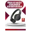 Yeni Nesil Kulak Üstü Bluetooth Kulaklık Type-C Girişli Yüksek Ses Kaliteli