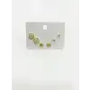 Yıldız Detaylı Altılı Küpe
