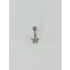Yıldız Detaylı Göbek Piercing