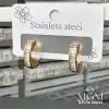 Zirkon Baget Taşlı Küpe