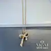 Zirkon Taşlı Fiyonk Kolye