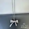 Zirkon Taşlı Fiyonk Kolye