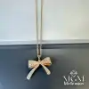 Zirkon Taşlı Fiyonk Kolye