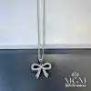 Zirkon Taşlı Fiyonk Kolye