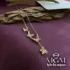 Zirkon Taşlı Kelebek Detaylı Kolye