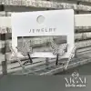 Zirkon Taşlı Kelebek Detaylı Küpe