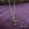 Zirkon Taşlı Kolye