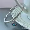 Zirkon Taşlı Nazar Boncuğu Bileklik