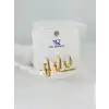 Zirkon Taşlı Üçlü Kombin Küpe