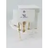 Zirkon Taşlı Üçlü Kombin Küpe