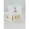 Zirkon Taşlı Üçlü Kombin Küpe