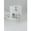 Zirkon Taşlı Üçlü Kombin Küpe