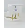 Zirkon Taşlı Üçlü Kombin Küpe