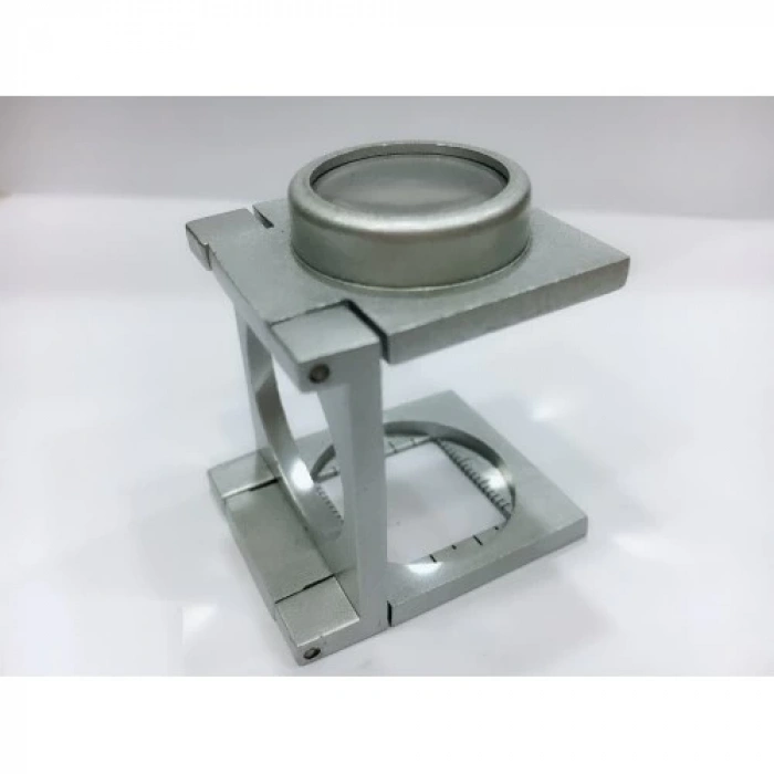 20 Mm Büyüteç Lup Dokumacı Büyüteci Full Çelik Katlanabilir Th9007a