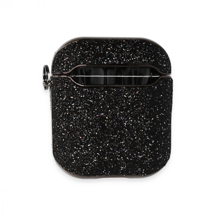 Airpods 2 (2.nesil) Spell Simli Kılıf - Siyah
