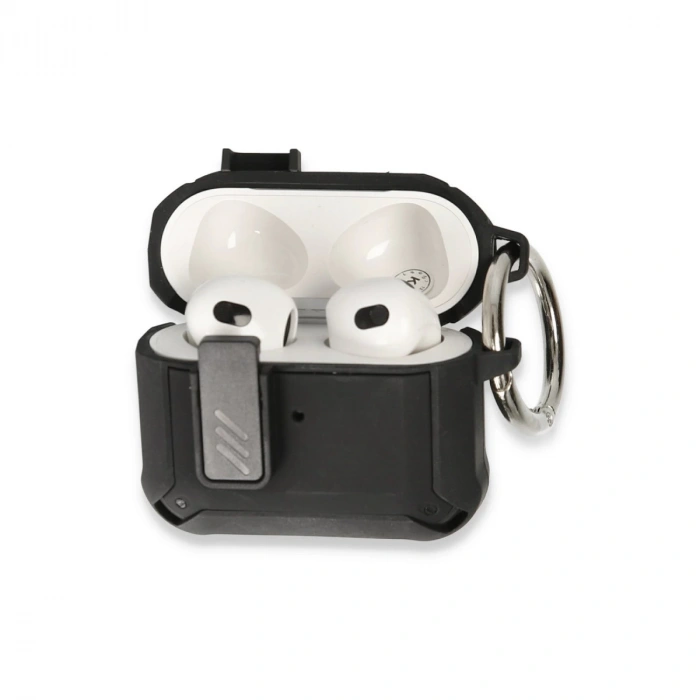 Airpods Pro 2 (2.nesil) Truva Kılıf - Siyah